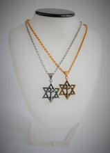 Load image into Gallery viewer, Together in Unity Star and Cross Necklace