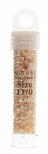 Load image into Gallery viewer, CBM0157v RD cream delica miyuki seed bead 11/0