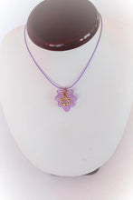 Load image into Gallery viewer, Leaf Star of David Kids Necklace
