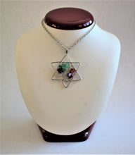Load image into Gallery viewer, Star of David Tree of Life Necklace

