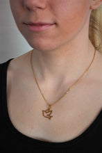 Load image into Gallery viewer, Dove Pendant Necklace
