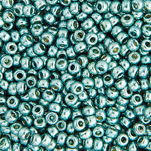 Load image into Gallery viewer, CBM4216v  dark seafoam galv duracoat miyuki seed bead  11/0
